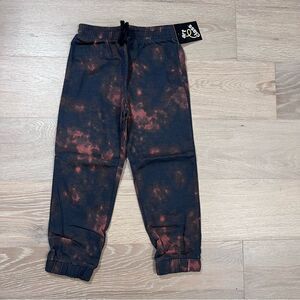 Target Art Class Toddler Boys Black Red Tie Dye Jogger Sweatpants 5T Casual